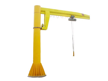 360 grados taller columna piso montado Jib Crane